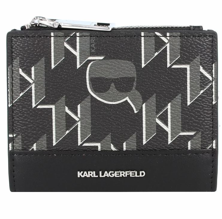 Cartera Karl Lagerfeld K/Ikonik monogram negro