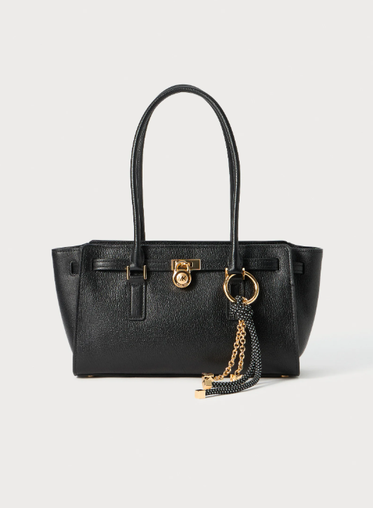 Bolso satchel Hamilton Moderne pequeño de piel BLACK