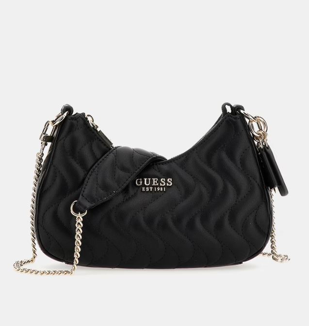 Bolso Guess Eco negro ondulado - 100.00 € Bolsos y zapatos de mujer, marcas  de moda online, Marc Jacobs, Zadig&voltaire, coach, Veja, Karl lagerfeld, y  muchas marcas más