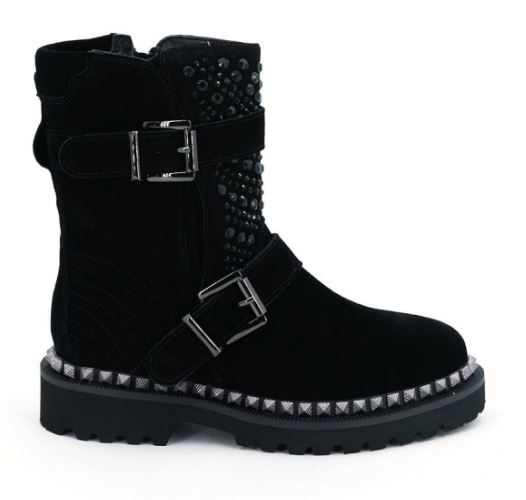 Botin Alma en Pena negro con tachuelas - 155.00 € Bolsos y zapatos de  mujer, marcas de moda online, Michael kors, Karl lagerfeld, Guess, Armani,  Premiata y muchas marcas más