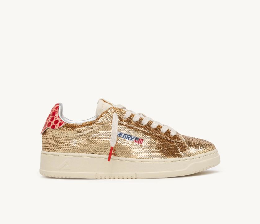 ZAPATILLAS DALLAS LOW 'SPARKLING' DE LENTEJUELAS PLATINUM