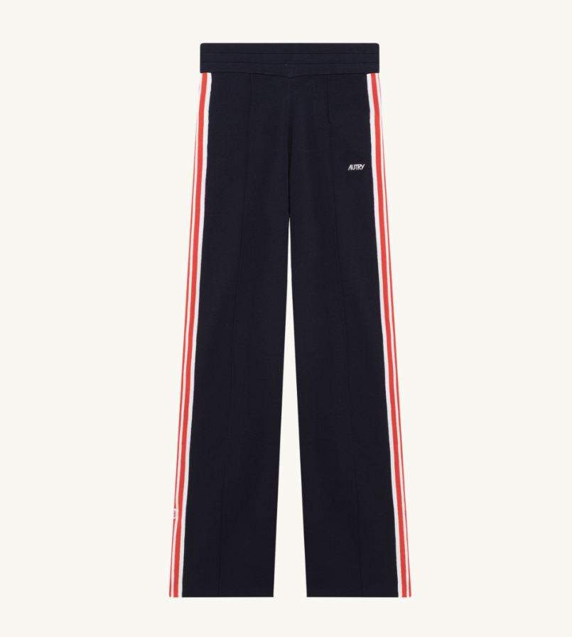 JOGGER DE VISCOSA DE PUNTO MUJER AZUL