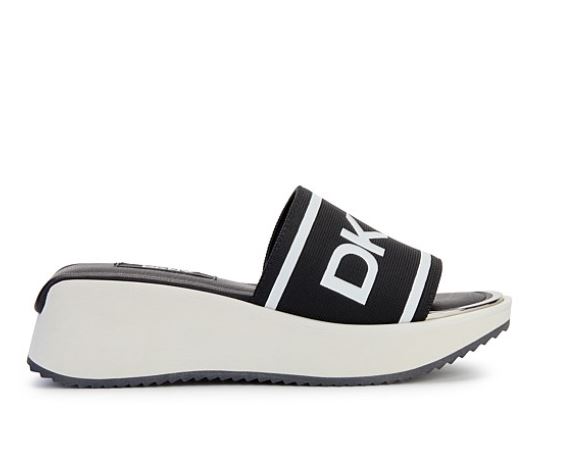 Sandalias plataforma Dkny blancas y negras - 132.00 € Bolsos y zapatos de  mujer, marcas de moda online, Michael kors, Karl lagerfeld, Guess, Armani,  Premiata y muchas marcas más