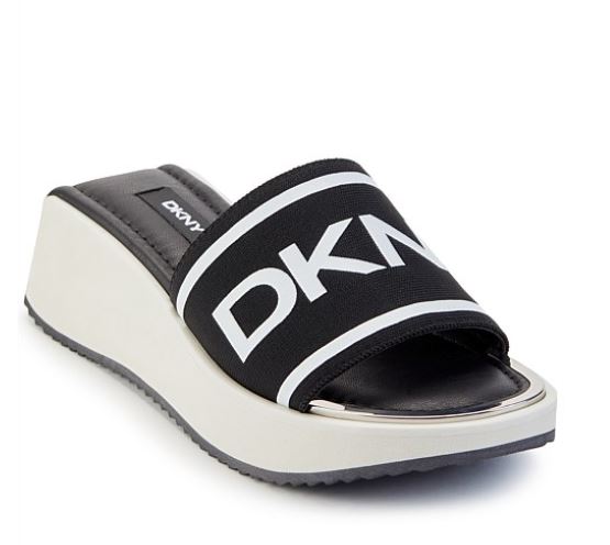 Sandalias plataforma Dkny blancas y negras - 132.00 € Bolsos y zapatos de  mujer, marcas de moda online, Michael kors, Karl lagerfeld, Guess, Armani,  Premiata y muchas marcas más