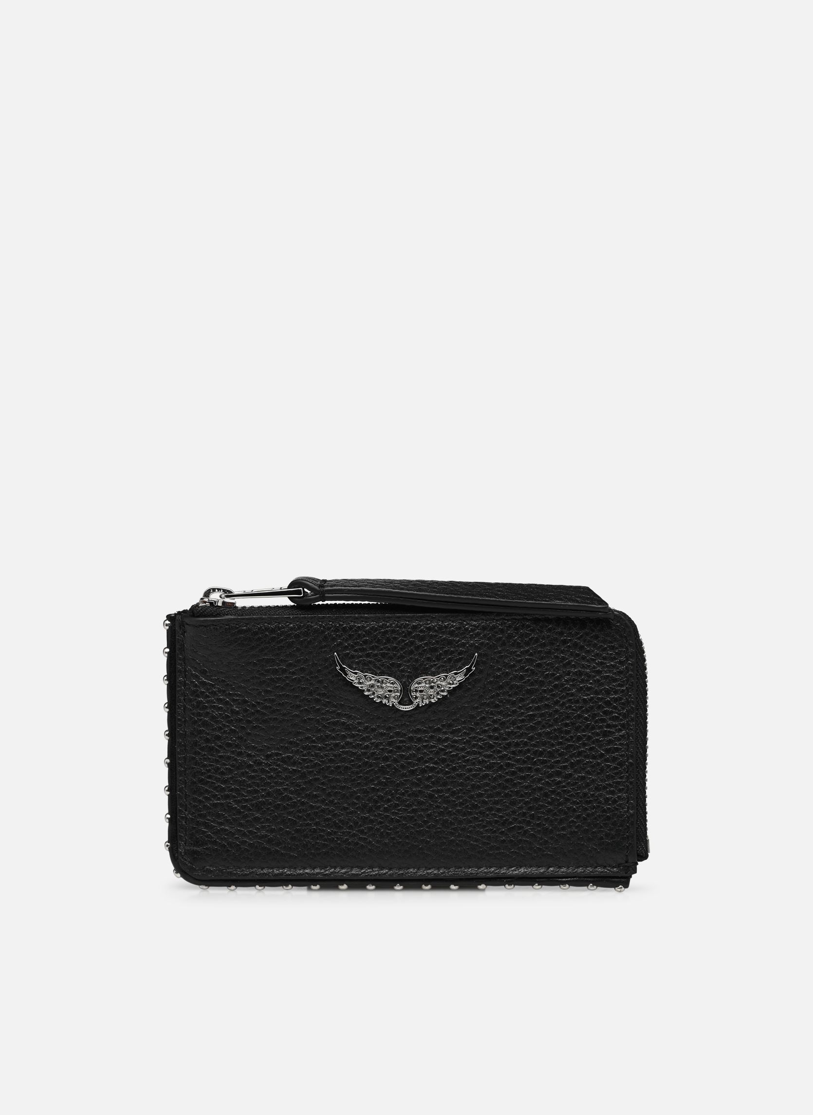 Zadig&Voltaire Zv Card Grained Leather - Negro