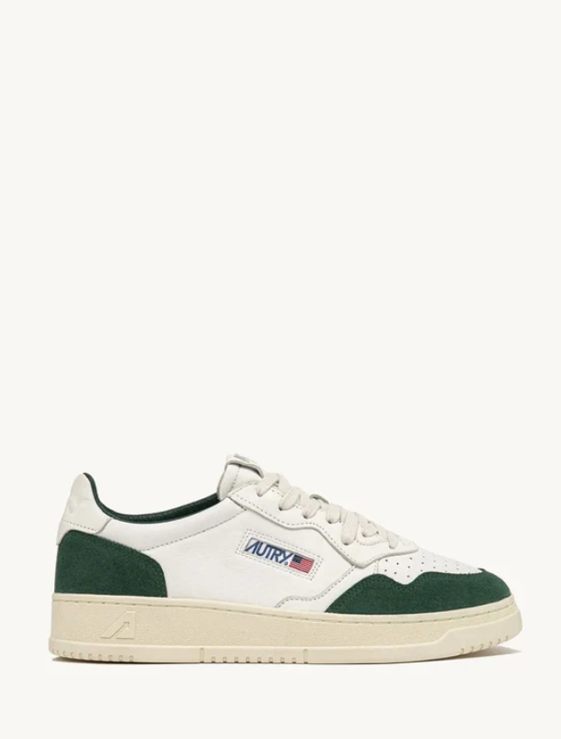 Autry Medalist Low Blancas y Verdes