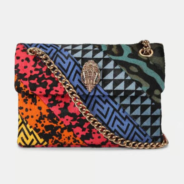 Bolso bandolera Kensington Mini de piel estampada