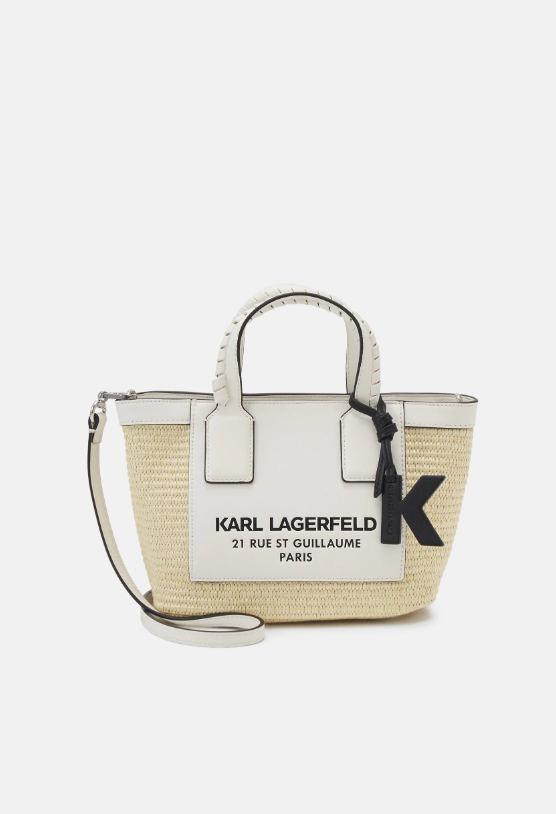 Bolso mano KARL LAGERFELD TOTE natural