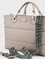 Bolso EA shopper MyEA Bag nailon reciclado acolchado beig