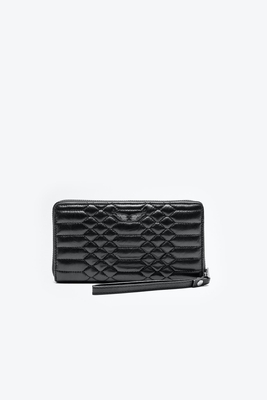 Cartera Zadig&Vopltaire Compagnon Matelasse negro