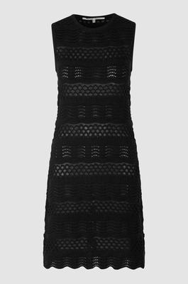 Mini vestido de punto Multio negro