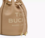 THE LEATHER BUCKET BAG CAMEL