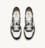 ZAPATILLAS BAJAS MEDALIST DE PIEL BICOLOR BLANCO Y NEGRO