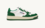 ZAPATILLAS BAJAS MEDALIST DE PIEL BICOLOR BLANCO Y VERDE
