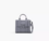 The Leather Crossbody Tote Bag mini Marc Jacobs wolf grey