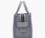 The Leather Crossbody Tote Bag mini Marc Jacobs wolf grey
