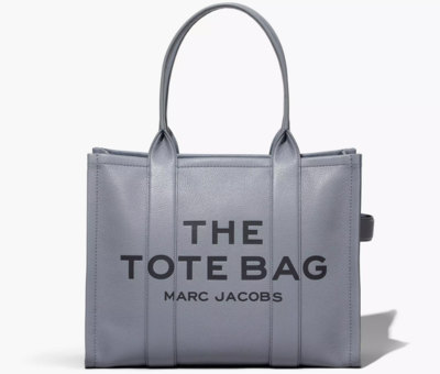 BOLSO MARC JACOBS TOTE GRANDE PIEL WOLF GREY