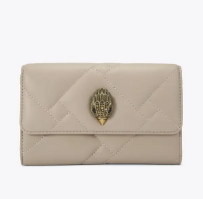 Cartera Kurt Geiger Kensington con cadena taupe
