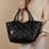 Bolso Emporio Armani tote acolchado black grande