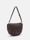 Bolso Karl Lagerfeld SIGNATURE KUILT FLAP chocolate oscuro