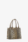 Bolsa de lona con estampado de leopardo