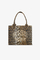 Bolsa de lona con estampado de leopardo