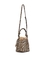 Bolso Ganni asa trenzada leopardo