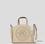 BOLSO TOTE PEQUEÑO PERFORADO K/CIRCLE T.BEIGE