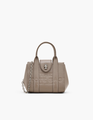 The Turnlock Crossbody Tote Bag cement