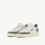 ZAPATILLAS MEDALIST LOW DE PIEL Y ANTE BLANCO Y GRIS