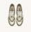 ZAPATILLAS MEDALIST LOW CUERO BICOLOR BLANCO Y VERDE MILITAR