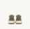 ZAPATILLAS MEDALIST LOW CUERO BICOLOR BLANCO Y VERDE MILITAR