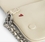 Bolso de mano en piel granulada con estampado Love Tag Flash