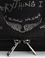 Bolso Rock piel granulada impresa Graffiti black