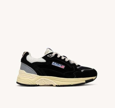 ZAPATILLAS HYPERWAY MALLA  ANTE NEGRO Y PLATEADO