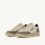 ZAPATILLAS MEDALIST LOW SUPER VINTAGE DE PIEL BLANCA Y PLATEADA