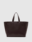 Bolso grande Rio Cuero reciclado marrón oscuro
