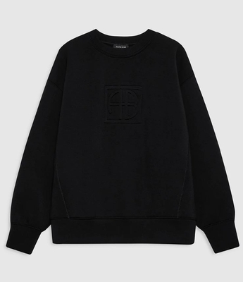 Sudadera Alto con monograma enmarcado negro