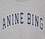 Sudadera Spencer ANINE BING Gris jaspeado medio con azul marino