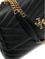 Bolso Tory Burch de hombro Kira Chevron Convertible negro