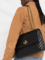 Bolso Tory Burch de hombro Kira Chevron Convertible negro