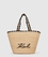 BOLSO DE PLAYA FESTONEADO K/SIGNATURE NATURAL