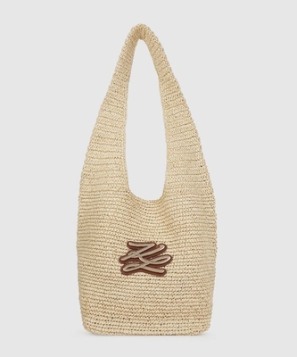 BOLSO HOBO DE GANCHILLO K/AUTOGRAPH NATURAL