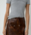 JUNA BROWN SHORT SKIRT