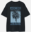 Camiseta Anine Bing CADE TEE PALM - WASHED BLACK