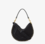 Bolso de piel de ante de becerro oskan soft zip black