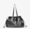 Bolso tote silven e/w de piel brillante black