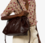 Bolso tote silven e/w de piel brillante burdeos