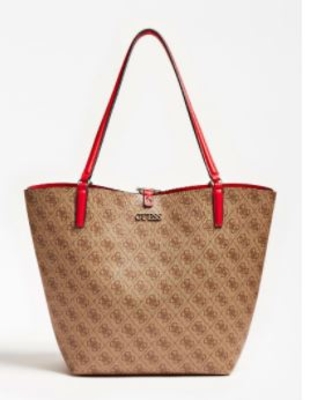 Bolso Guess convertible logo camel con rojo - 135.00 € Bolsos y zapatos de  mujer, marcas de moda online, Michael kors, Karl lagerfeld, Guess, Armani,  Premiata y muchas marcas más