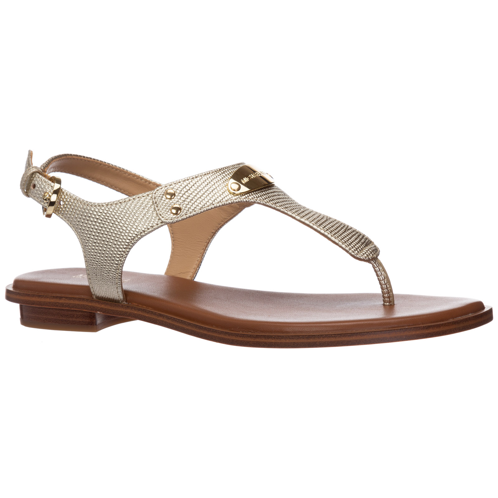 Sandalia Michael Kors placa dorado - 135.00 € Bolsos y zapatos de mujer,  marcas de moda online, Michael kors, Karl lagerfeld, Guess, Armani,  Premiata y muchas marcas más